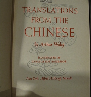 translations from the chinese