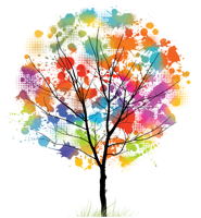 Thumbnail multicolored tree